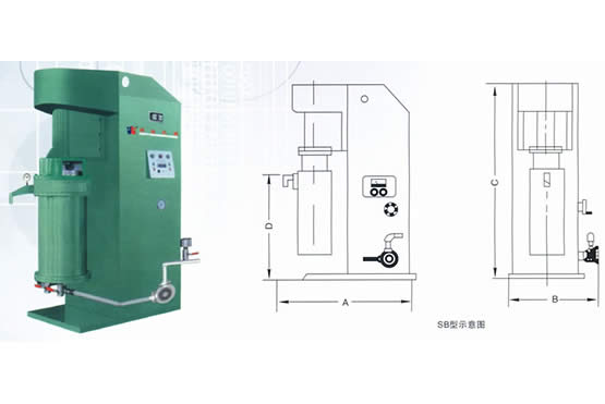 SB系列密閉式砂磨機